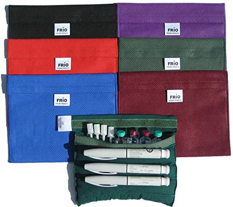 FRIO  Extra-Large: The ORIGINAL Insulin Cooling Travel Wallet for Diabetics -Red (Extra Large, Red), Made in United Kingdom