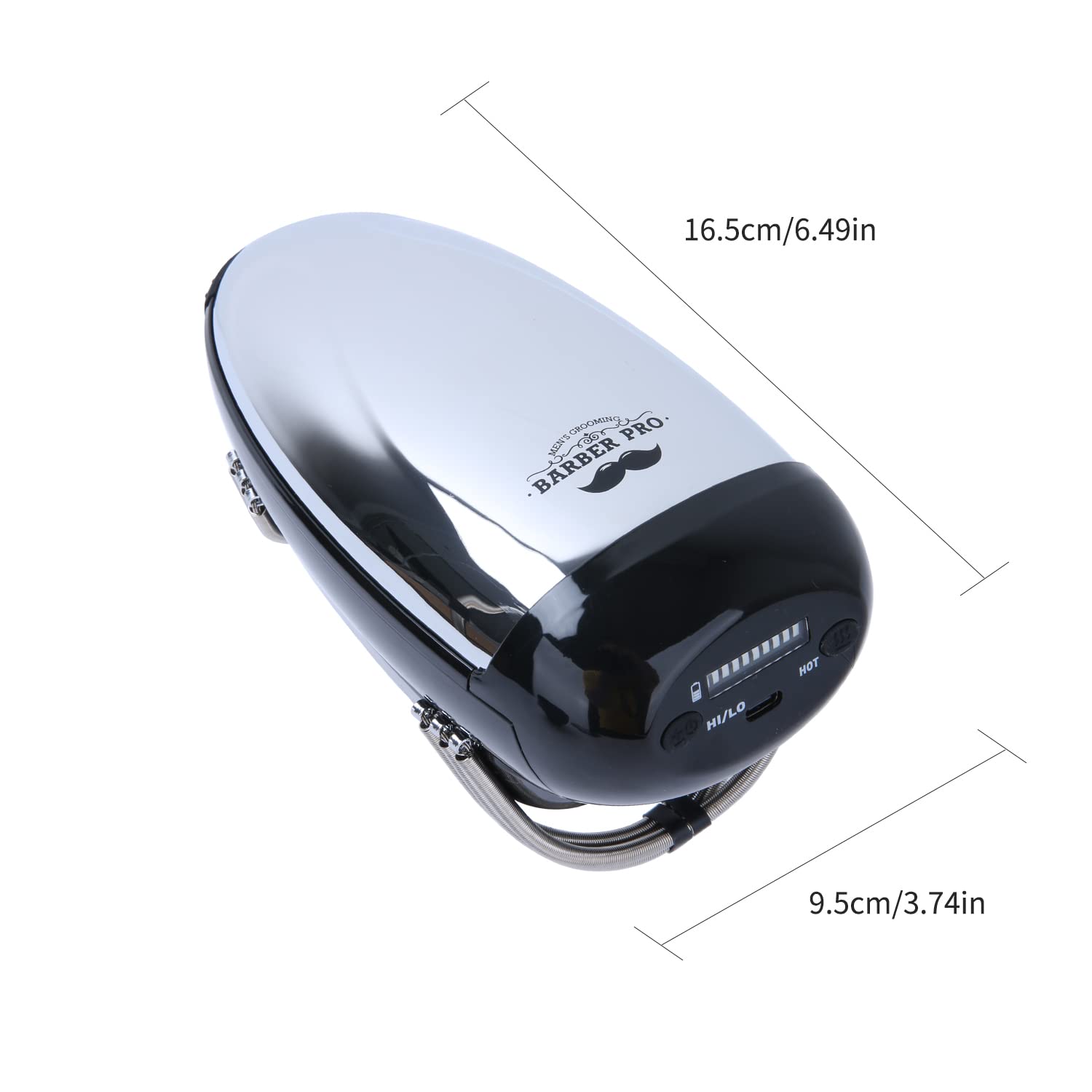 Cord/Cordless Handheld Heat Massager, Professional USB Charge Vibration Neck/Legs/Hand Massage, 2 Massage Nodes, 1 Hot Button (S