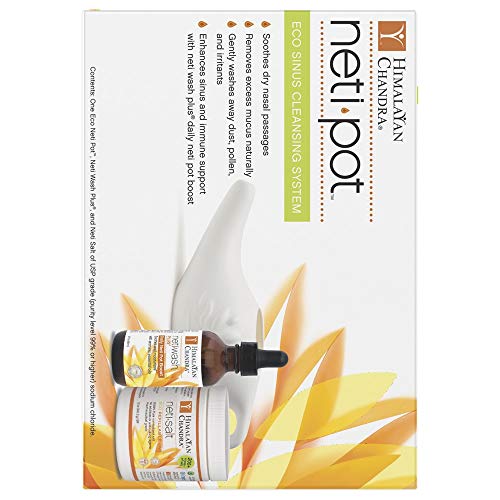 Himalayan Chandra ECO Neti Pot Complete Sinus Cleansing System Starter Kit