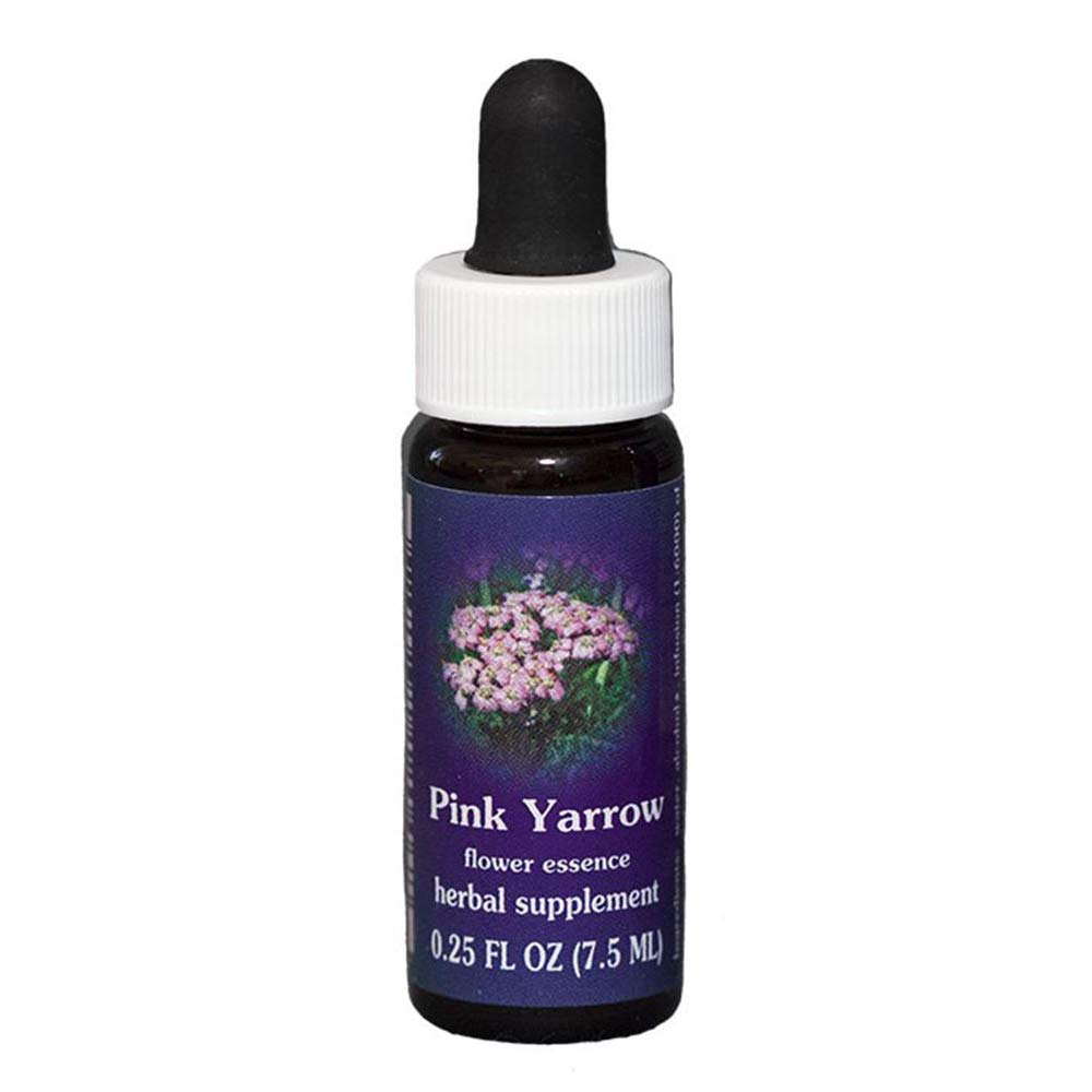 Flower Essence Services Supplement Dropper, Pink Yarrow, 0.25 Ounce