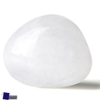 YATOJUZI 1.6''-2'' Clear Quartz Natural Crystals and Healing Stones Worry Stones Polished Rocks White Gemstones Palm Stone for M