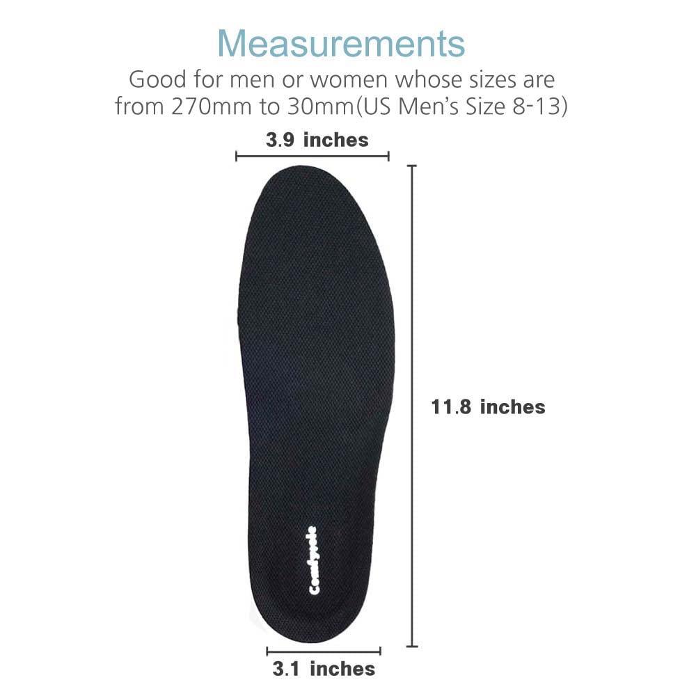 1/8 Inch(3mm) Full Length Insoles and Additional Lifts for Leg Length Discrepancies (2 Rights(Large))