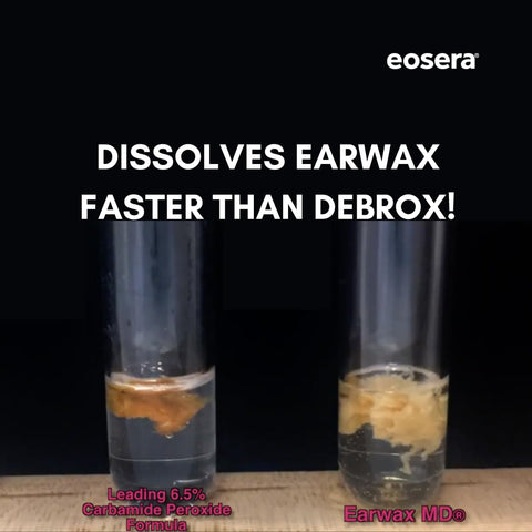 EOSERA Ear Wax MD - Fast-Acting Ear Wax Removal Drops | Breaks Down & Dissolves Wax in Just 1 Treatment | Clinically Proven | Ge