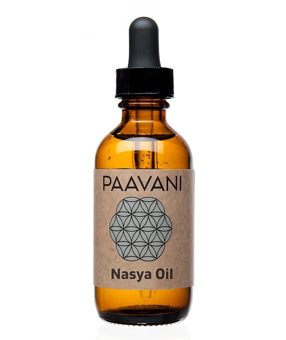 PAAVANI Ayurveda Nasya Oil - Ayurvedic Nasal Cleaner & Moisturizer Drops for Sinus Relief (1 oz.)