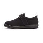 Dr. Comfort Carter Mens Diabetic Shoes-Stretchable & Washable Therapeutic Shoes-Adjustable-Easy Slip on Footwear, Black-10 X-Wid