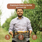 Nature Packaged Apricot Kernel Oil (16oz) - Direct from Spain and Turkey- 100% Pure Carrier Oil for Hair, Face, and Skin - Cold-