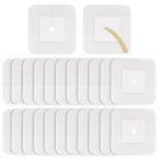 40 Pcs Feeding Tube Covers G Peg Tube Holder Split Drain Adhesive Bandages for Dialysis Catheter 4 x 4 Island Dressing Bordered 