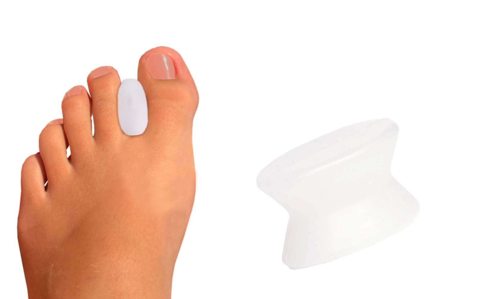 Kaps Pain Relieving, Soft Comfortable Bunion Corrector Prevents Overlapping, Toe Separators, Corectus (Small)