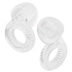 Yawsoy Reusable Ear Plugs, Low-/Mid-Level Noise Reduction Earplugs with Clear Speech for Conversation, Work, Social Gatherings &