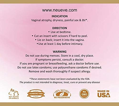 NeuEve Phase 3 (Gold) - Ease Feminine Dryness, Painful Intimacy, Itching & Odor - Natural Moisturizer/Deodorant