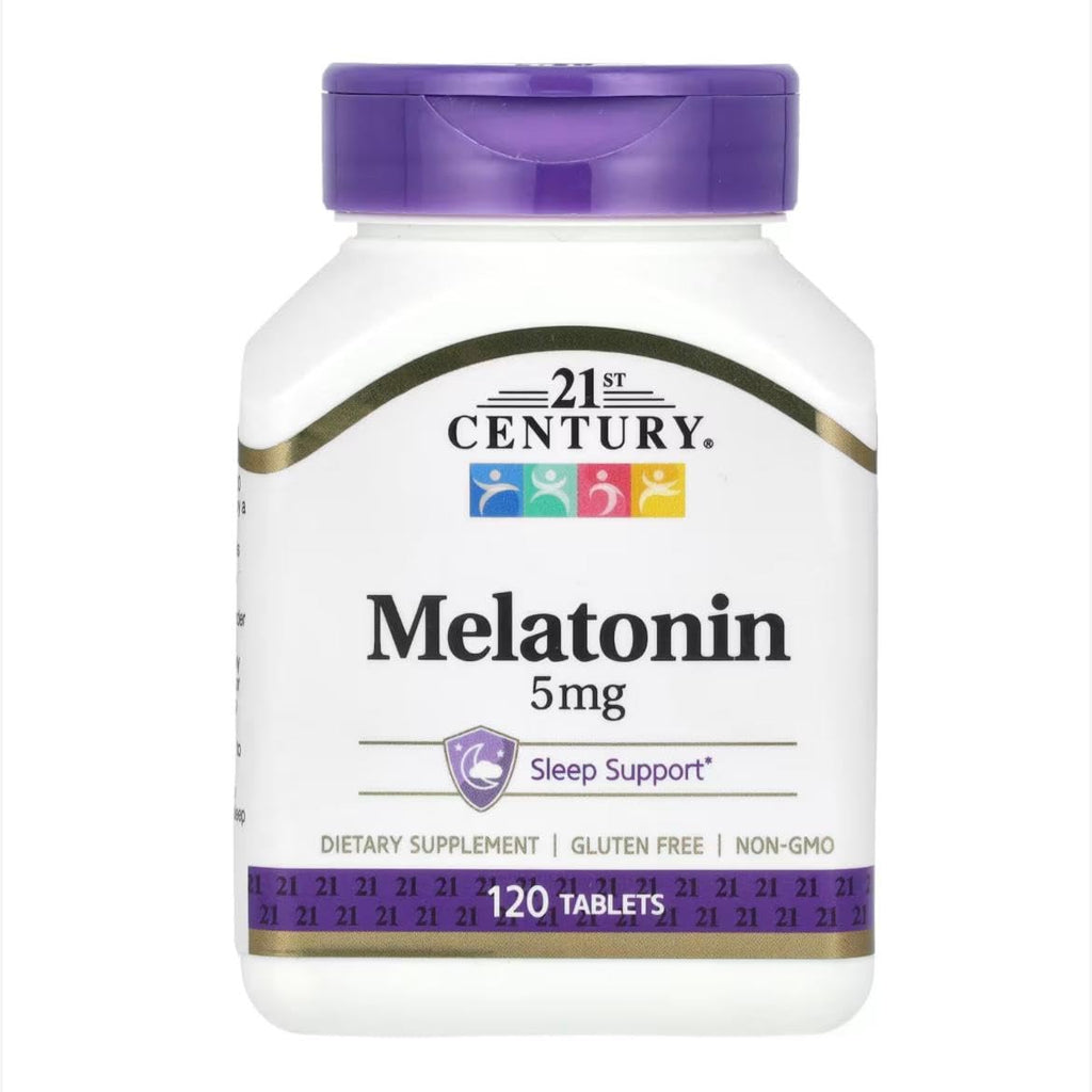 21st Century Health Care, Melatonin, 5 mg, 120 Tablets