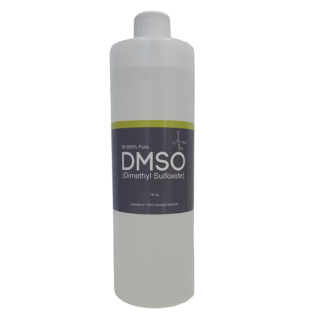 DMSO 16 oz. Pure 99.995% Liquid | USP Grade Dimethyl Sulfoxide | Non-diluited | Low Odor | BPA Free