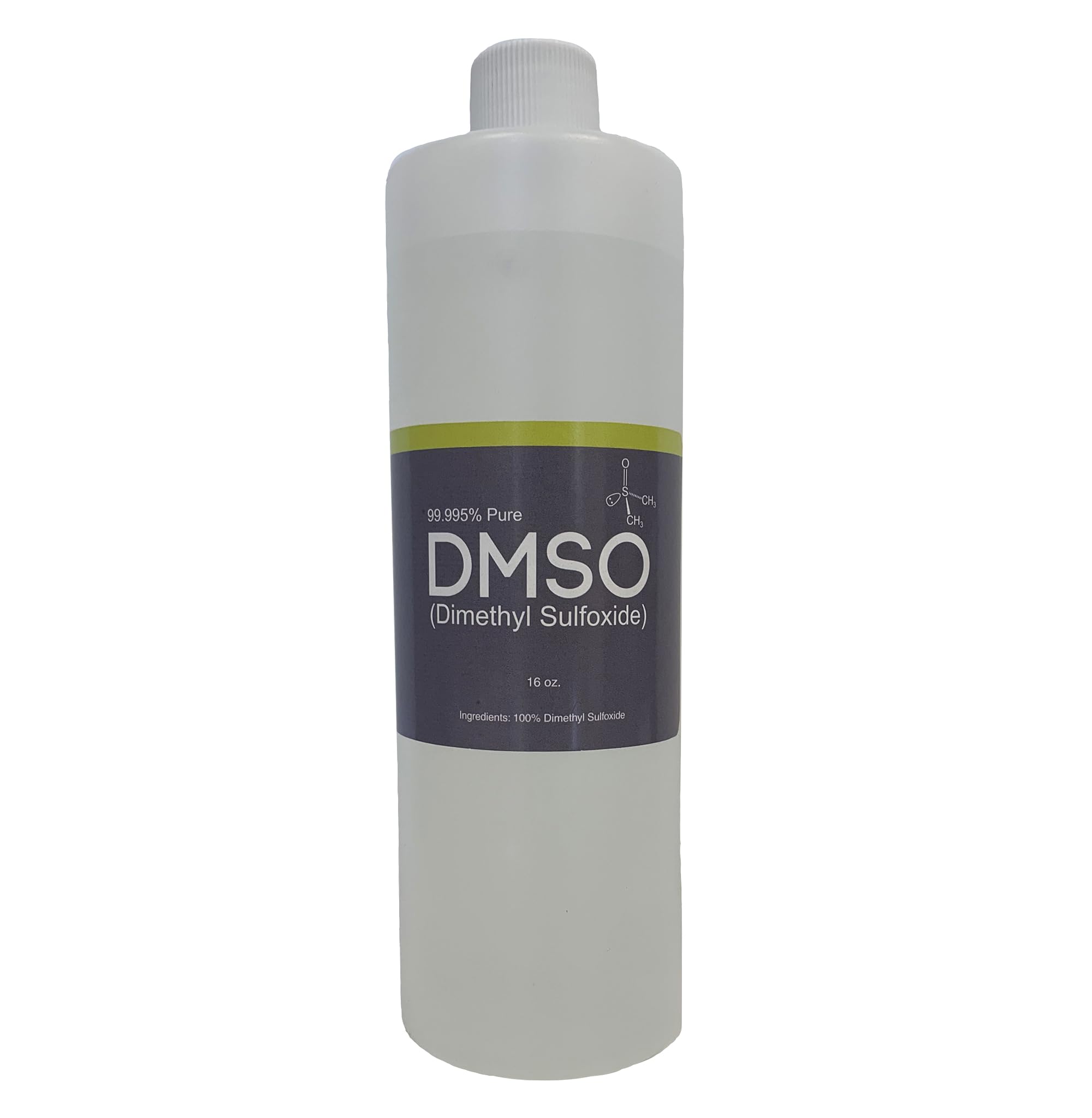 DMSO 16 oz. Pure 99.995% Liquid | USP Grade Dimethyl Sulfoxide | Non-diluited | Low Odor | BPA Free