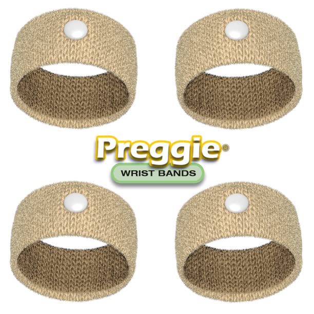 Three Lollies Preggie Anti-Nausea Wristbands - Morning Sickness Relief - Clinically Tested Pregnancy Nausea Relief Aid - Acupres