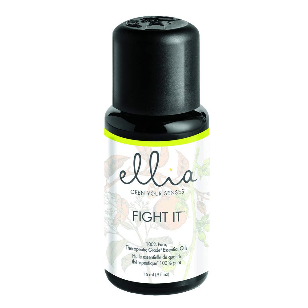 Ellia Fight it Essential Oil, 15 mL Bottle, Clear