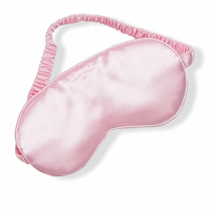Silk Sleep Mask For Sleeping  100% Mulberry Satin Eye Mask With Silk Filling & Elastic Strap, Soft Light Blocking Eyeshade For 