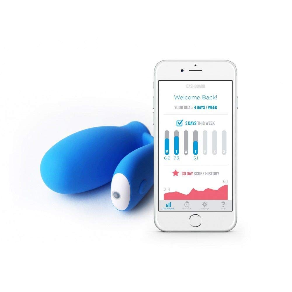 kGoal Classic Womens Kegel Exercise Trainer with Biofeedback - Pelvic Floor Strengthening Device for Women with Smart App for i