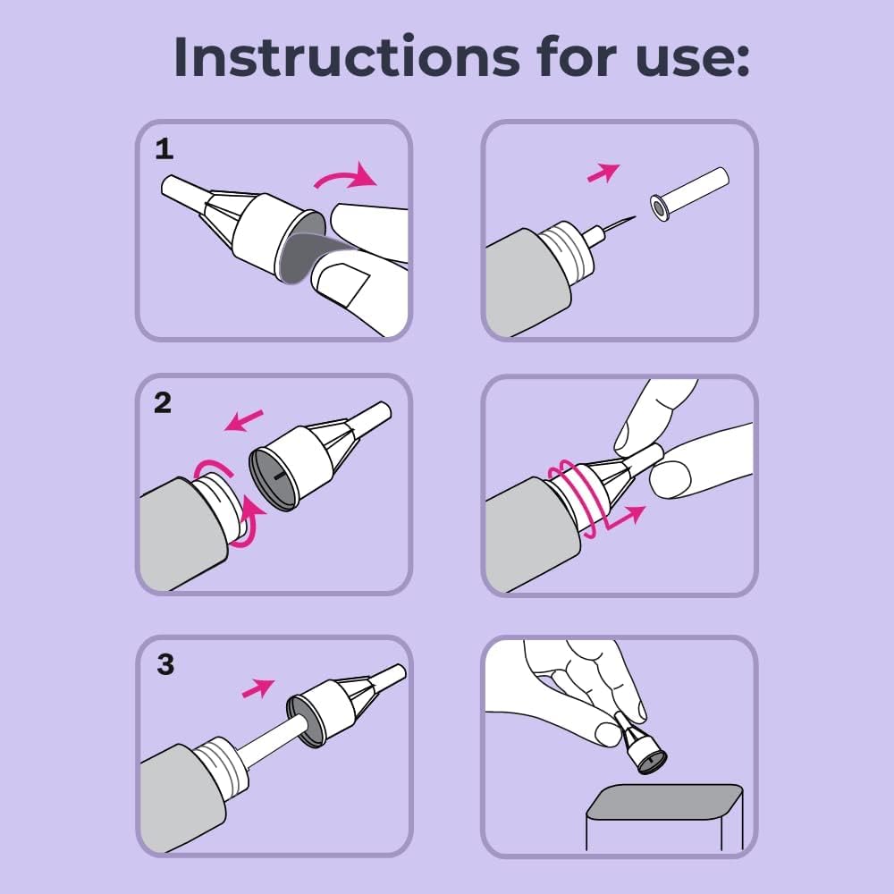 Pip Universal Needles - Compatible with All Type A Pen Needles & Medication Pens for a Secure, Seamless Experience
