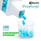 DISON Foam Ear Plugs, 100Pair 38dB Sleeping Earplug, Noise reducing for Work, Shoot, Travel, Focus, Concert, Block snoring