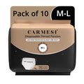 Carmesi Disposable Period Panties For Women & Girls  Pack Of 10 (ML) | 360 Protection For Super Heavy Flow | Leak Proof & No R