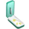 Aigret Future Pill Cutter with Sharp Blade, Pill Cutter Splitter for Large or Small Pills