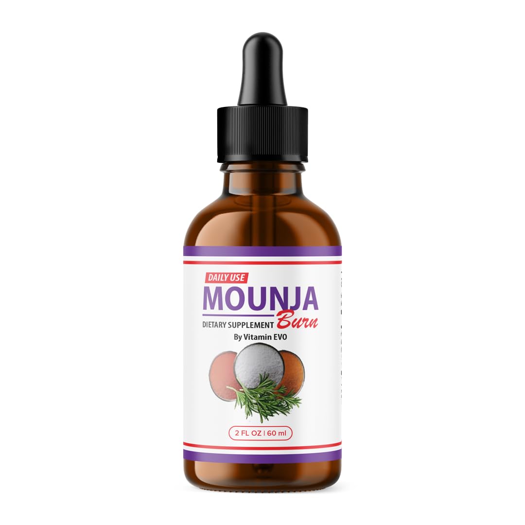 (3 Pack) Mounja Burn Drops - Official Formula - Mounja Burn Dietary Supplement Drops, Mounja Liquid Drops Maximum Strength Overa