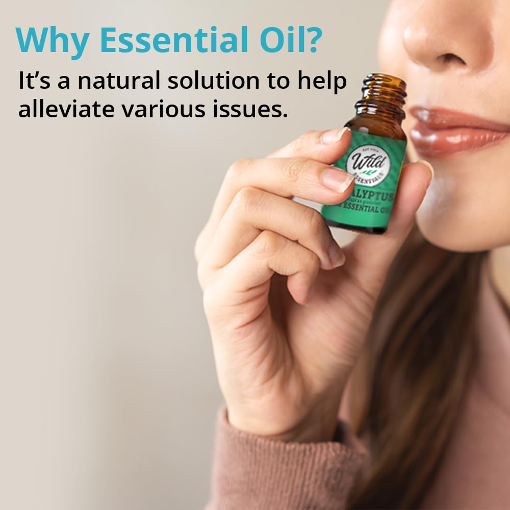 Wild Essentials Lemongrass 100% Pure Essential Oil 2 Pack - 10ml, All Natural, No additives