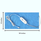Heating Pad with Three Heat Settings W/No Auto Shut Off/12 X 24