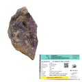 GOLDEN QUARTZ  THE CRYSTAL HUB  Certified Amethyst Raw Crystal Stone with Certificate Dark Purple Rough Brazillian Amethyst Ge
