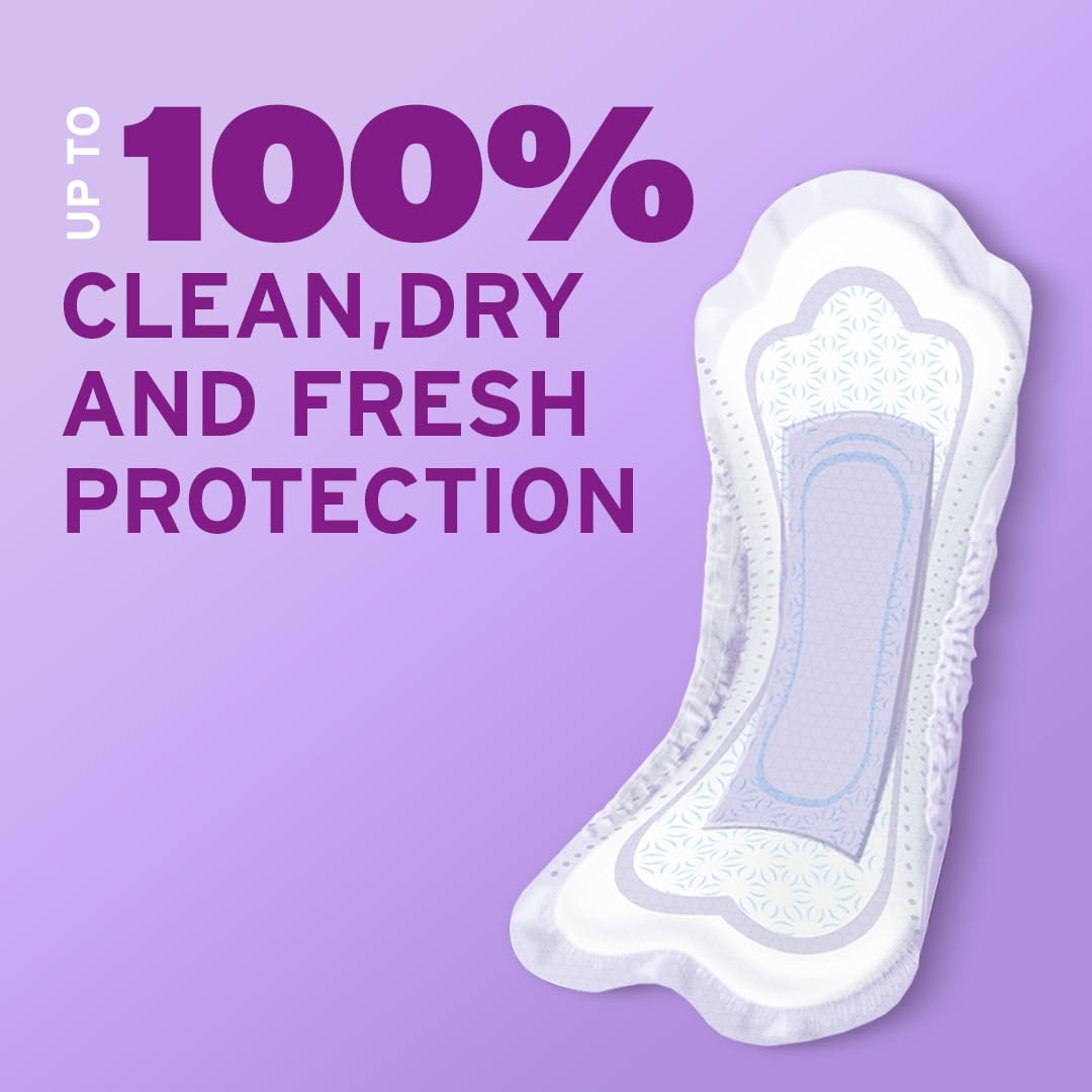 Poise Incontinence Pads & Postpartum Incontinence Pads, 3 Drop Light Absorbency, Regular Length, 54 Count, Packaging May Vary