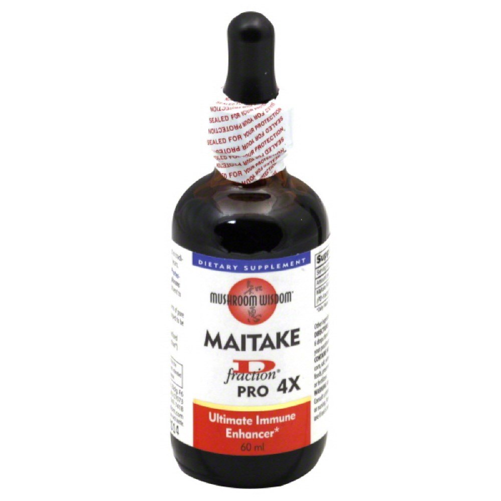 Mushroom Wisdom Maitake D Fraction Pro4X 2 Oz2