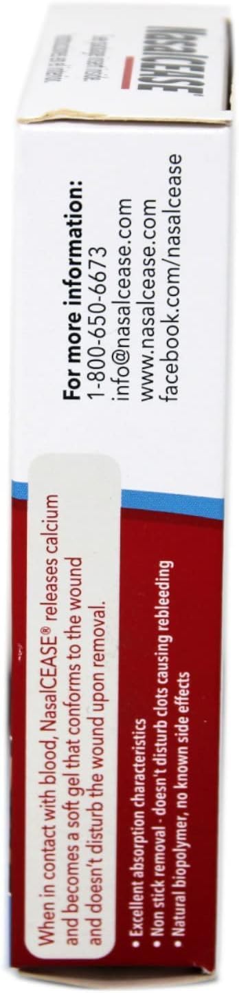 Nasalcease FirstAid Nosebleeds, 0.75 Ounces Box (Pack of 2)