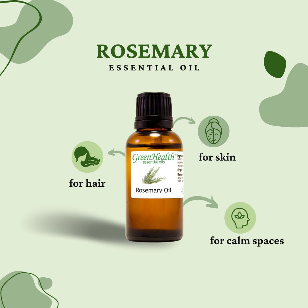 Rosemary Essential Oil - 4 fl oz - GreenHealth
