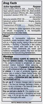 Ring Relief Homeopathic Ear Drops - 0.33 OZ, Pack of 3