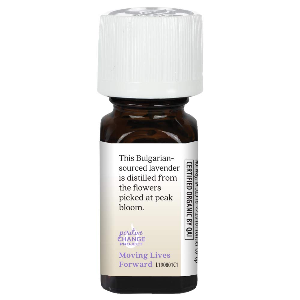 Aura Cacia - Pure Organic Lavender Essential Oil | 0.25 fl. oz.