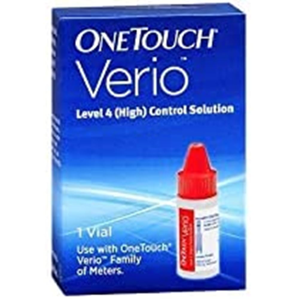 OneTouch Verio Level 4 (High) Control Solution - 1 Vial, Pack of 2