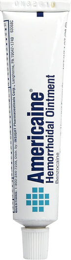 Americaine Hemorrhoidal Ointment Maximum Strength 20% Benzocaine 1 oz ( Pack of 2)