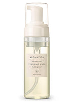 AROMATICA Pure and Soft Feminine Foaming Wash | Vegan, pH-Balanced, Natural Ingredients, Unscented, No Irritation, for Sensitive