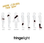 Fringe Red Light Therapy Extra Long Wrap, Wireless, Both Red Light 660nm and Infrared Light 850nm, 360 LED Lights, Sports Recove