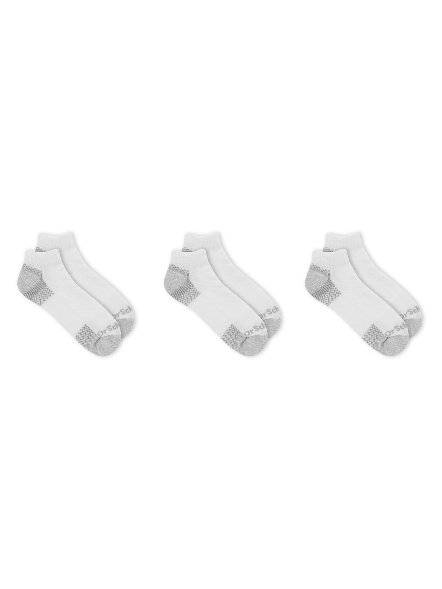 Dr. Scholl's Women Advanced Relief Blisterguard - 2 & 3 Pair Packs Non-binding Cushioned Moisture Management Socks, White, 8-12