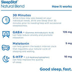 Dream Water Sleep Aid Supplement Drink; Melatonin 5mg, GABA, 5-HTP; Zero Sugar, Natural Flavors, No Added Colors, 2.5 oz Liquid