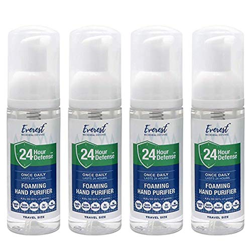 24 Hour Defense Foaming Hand Sanitizer | Kills 99.99% Of Germs | Stays Effective Throughout Hand Washings For 24 Hours Of Lastin