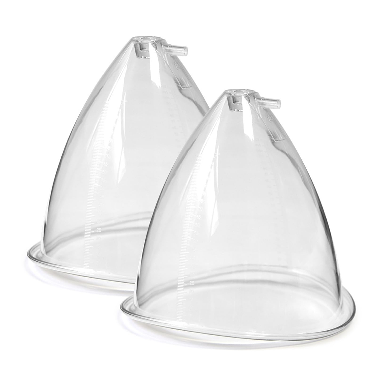 SRUIHAX 1 Pair Vacuum Cups:80,90,120,150,180,210 ML Extra-Large Butt Suction Cup Vacuum Therapy Cupping Machine Accessories for 