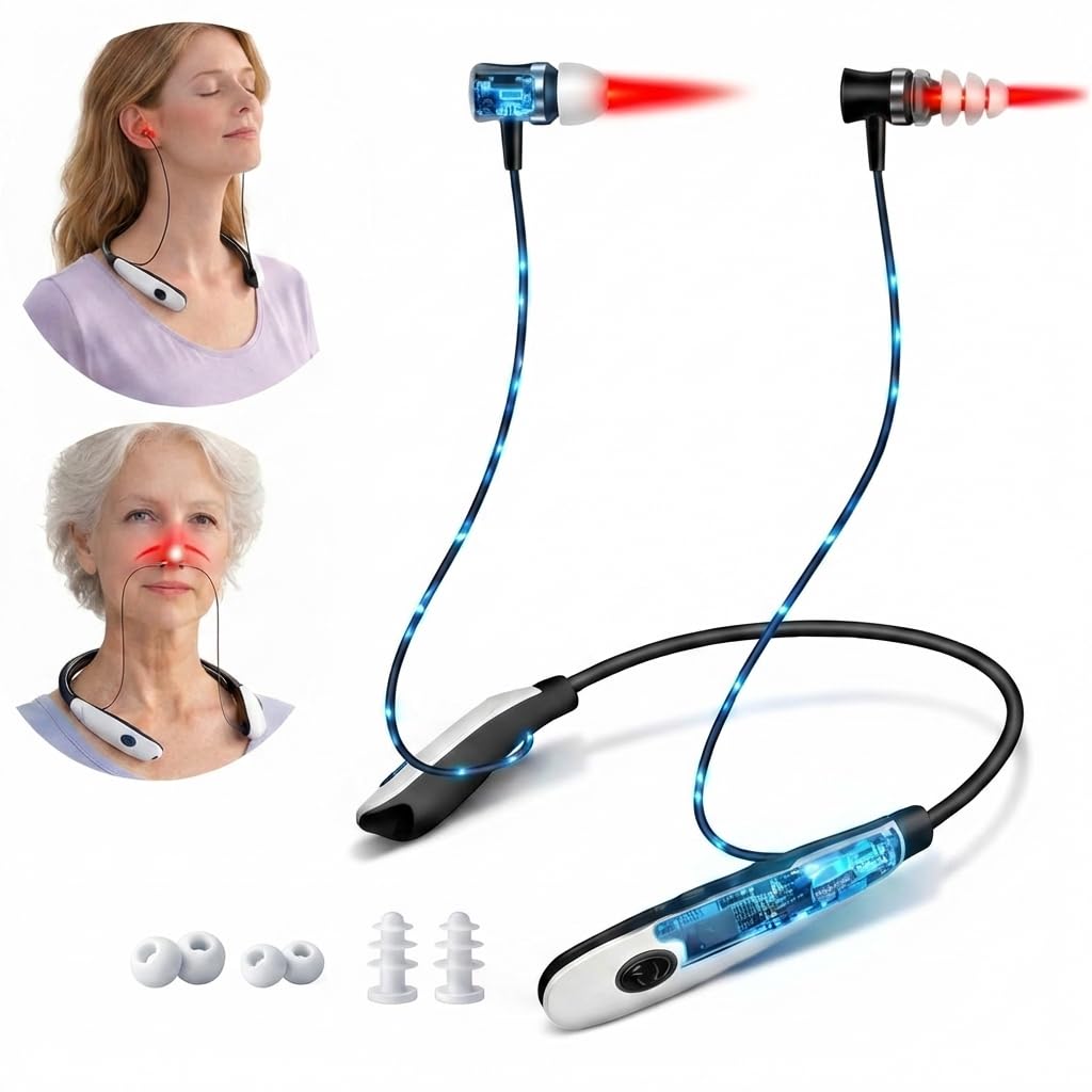 Red Light Therapy for Nose, Ears, and Sinuses  2in1 Device for Sinus Inflammation and Nasal Passages, Portable Nasal Red Ligh