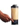 Instacuppa Rechargeable Electric Protein Shaker  6500 Rpm, Pp Stirring Blades  600Ml BpaFree Jar, UsbC Rechargeable, Ipx7 Wa