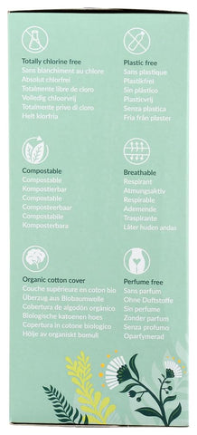 Natracare Organic & Natural Curved Panty Liners 30 ea (Pack of 8)
