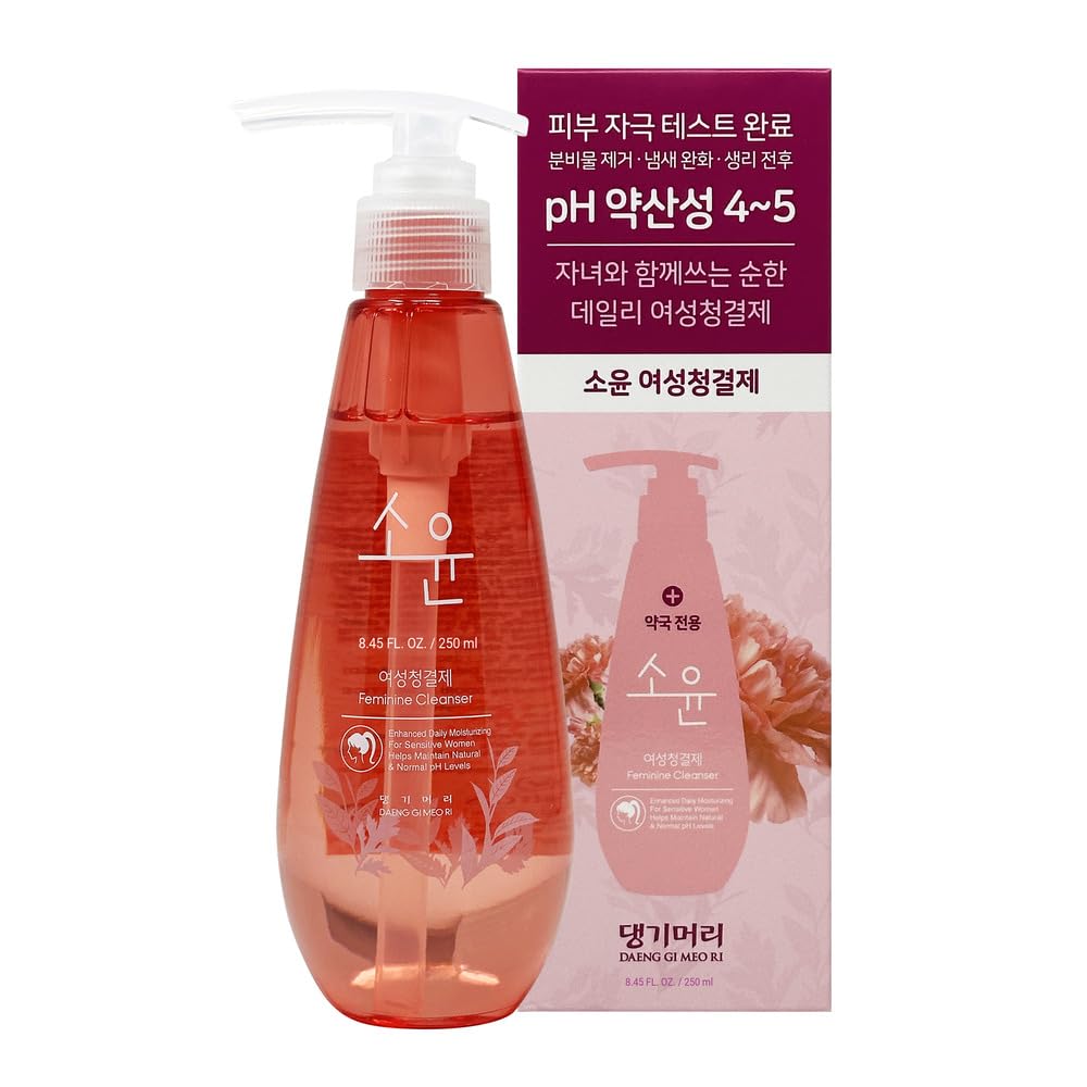 Daeng Gi Meori - Soyoon Feminine Cleanser - K-Beauty Gentle Wash for Sensitive Skin, pH Balanced Intimate Cleansing, Natural For