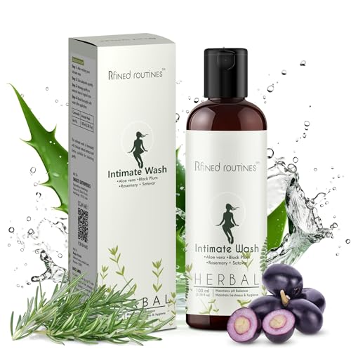 Rfined RoutinesHerbal Intimate Wash For Women, Women Intimate Care, Clean And Dry Intimate Wash, Vaginal Wash, Safe Wash, Preven