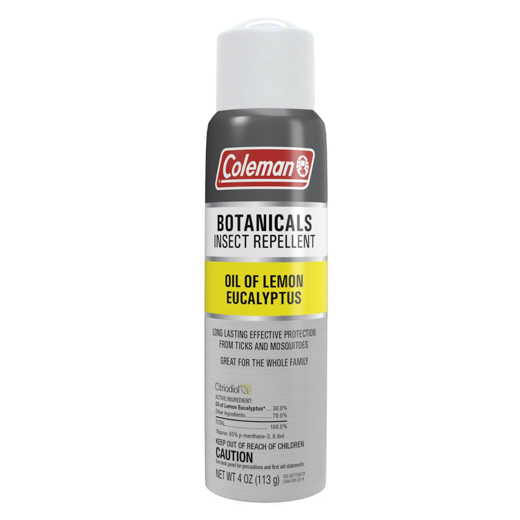 Coleman Lemon Eucalyptus Insect Repellent Spray - DEET-Free Bug Protection with Continuous Spray, Travel Size for On-The-Go, Non