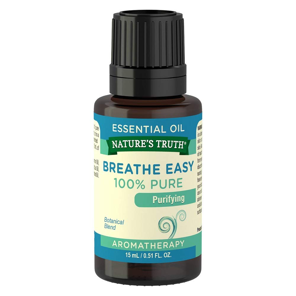 Natures Truth Essential Oil, Breathe Easy 0.51 oz (Pack of 3)
